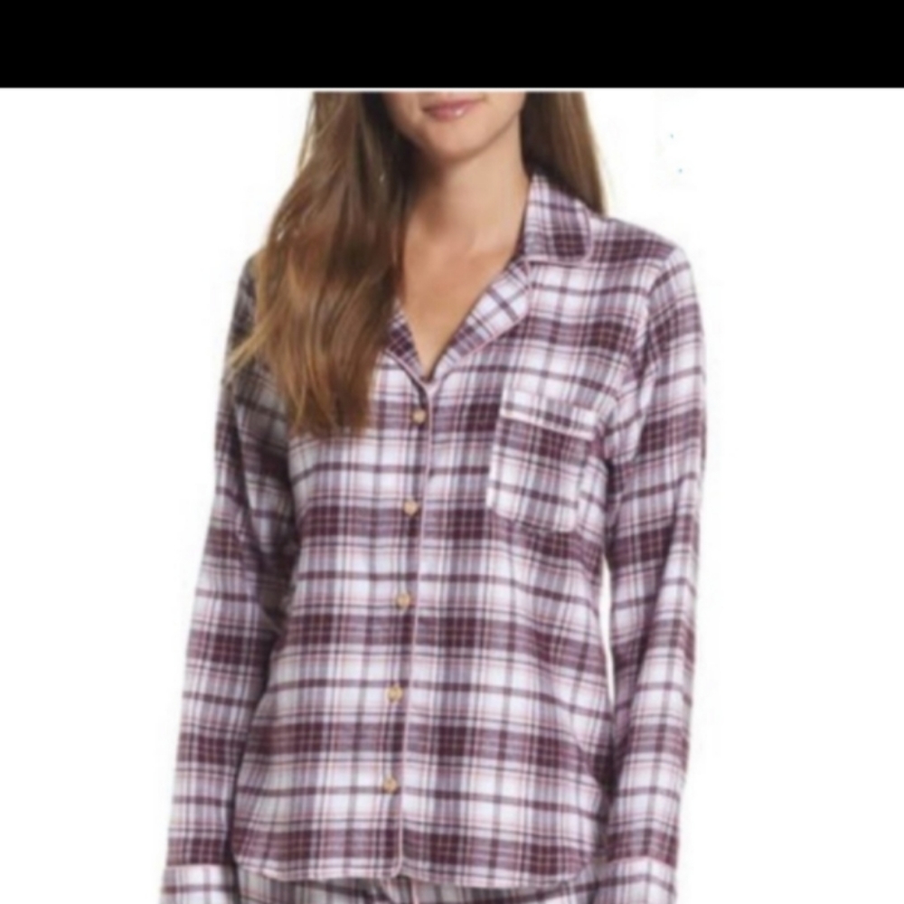Ugg pajama button down top